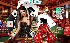 Interior studio Allbet dengan multi-camera setup dan peralatan broadcast profesional